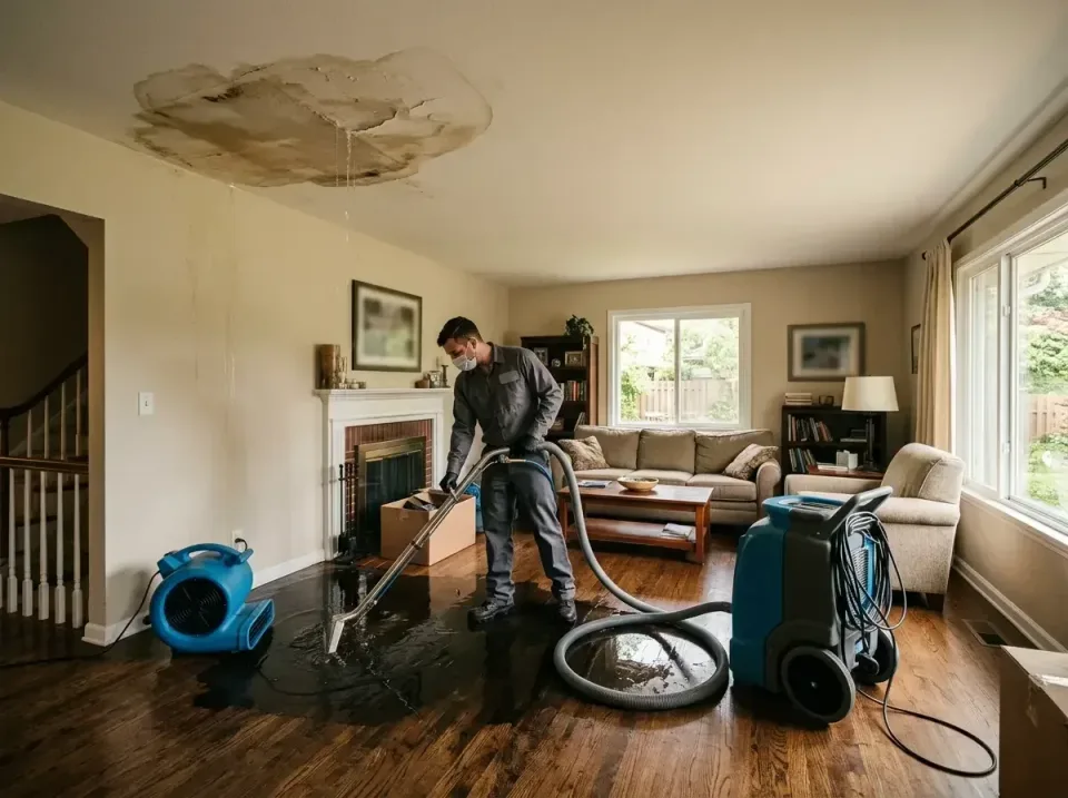attic-pipe-burst-ceiling-drip-008 — frequently asked questions, Water Damage Restoration & Carpet Care in Fairfield, CA